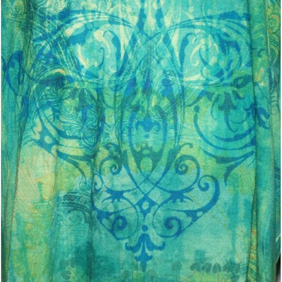 Liz & Me Collectors Series Tee Shirt Top Size 0X 14W 16W Lace Studded Whimsical - Picture 5 of 9